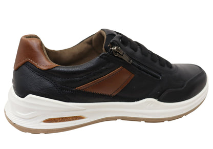 Pegada Zander Mens Slip On Comfortable Brazilian Leather Casual Shoes