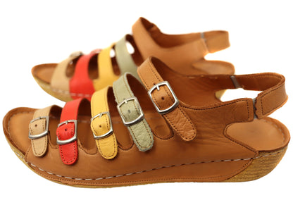 Orizonte Burano Womens European Comfortable Leather Sandals