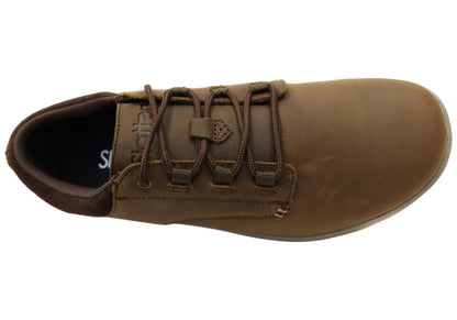 Slatters Griffin Mens Comfortable Leather Lace Up Casual Shoes