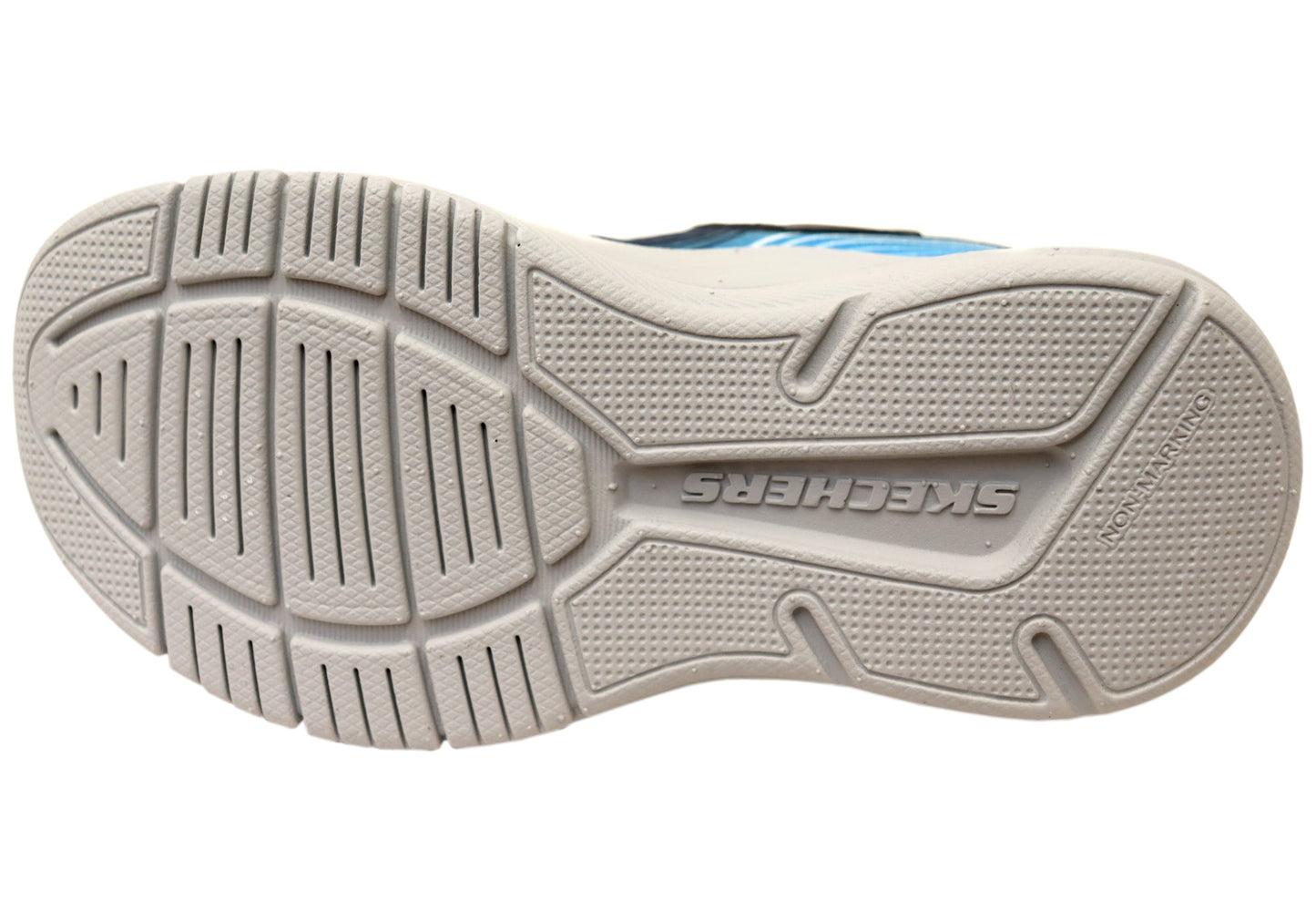 Skechers Boys Kids Microspec Advance Comfortable Shoes Navy Blue