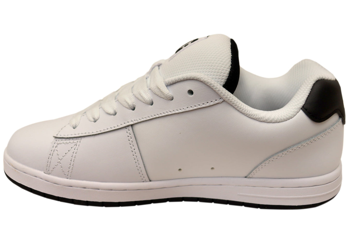 DC Shoes Mens Gaveler 2.0 Comfortable Leather Lace Up Shoes