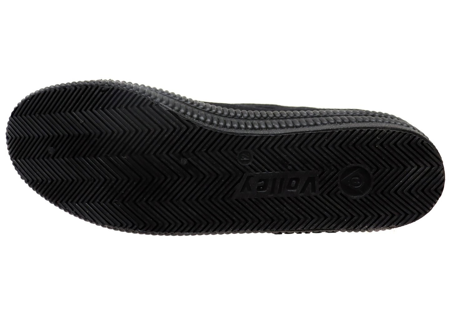 Volley International Mens Black Comfortable Lace Up Shoes