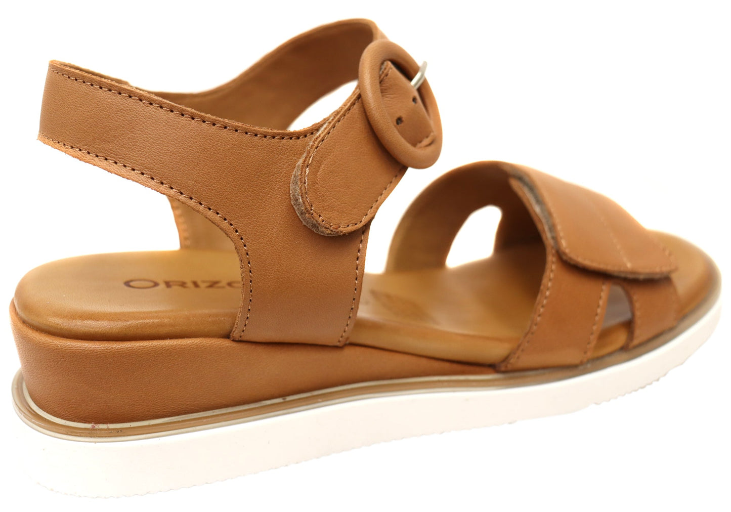Orizonte Daisysoft Womens Comfortable European Leather Wedge Sandals
