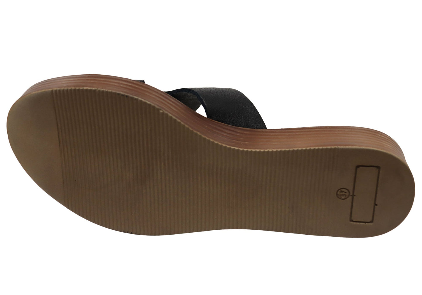 Orizonte Vividvibe Womens Comfortable European Leather Slides Sandals