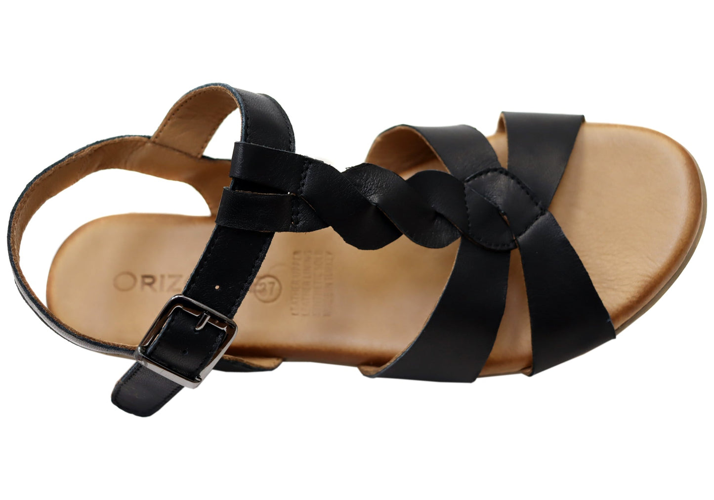 Orizonte Billyease Womens Comfortable European Leather Wedge Sandals