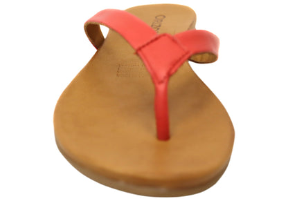 Orizonte Ellaease Womens Comfortable European Leather Thongs Sandals
