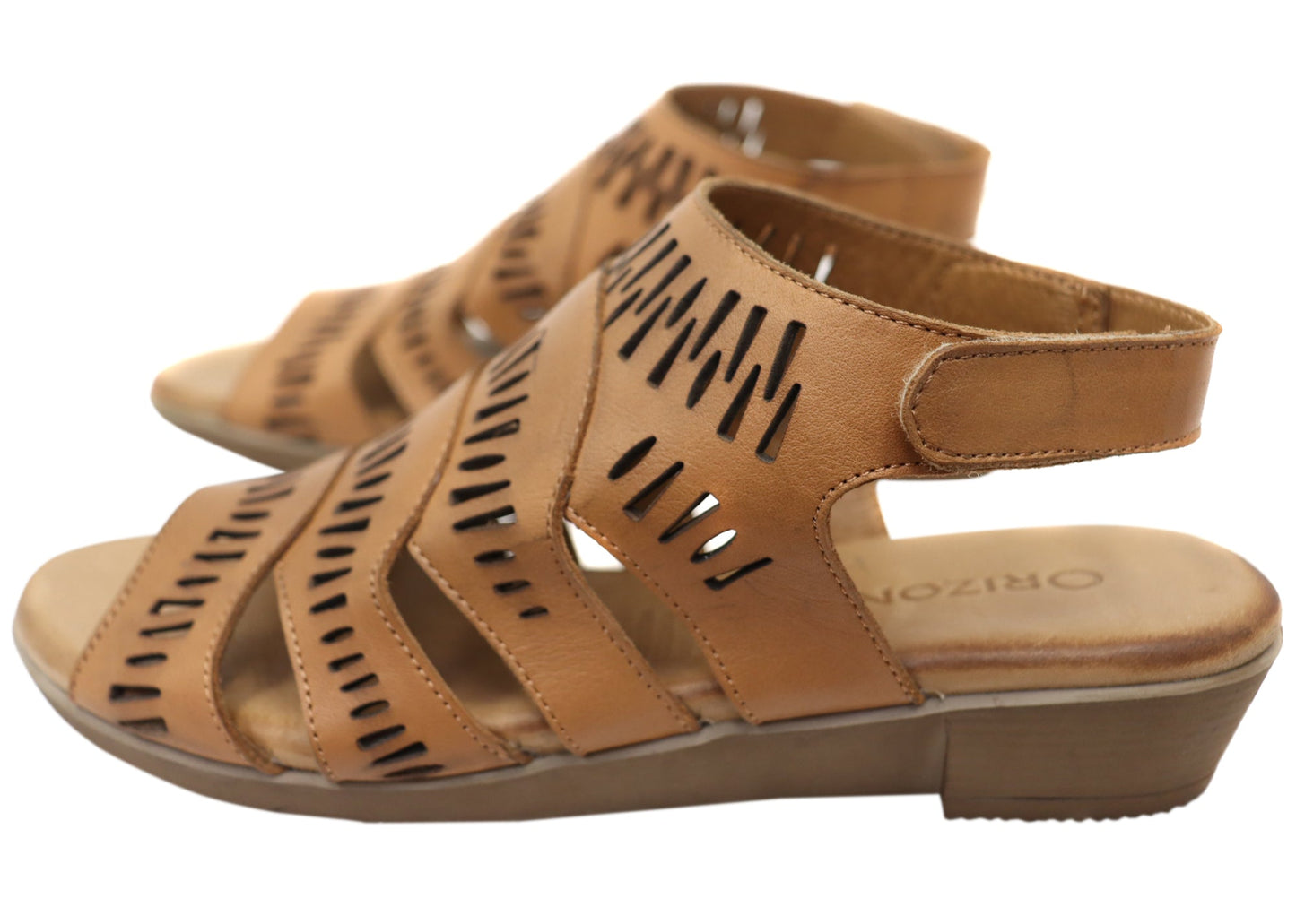 Orizonte Mellowmarch Womens Comfort European Leather Wedge Sandals