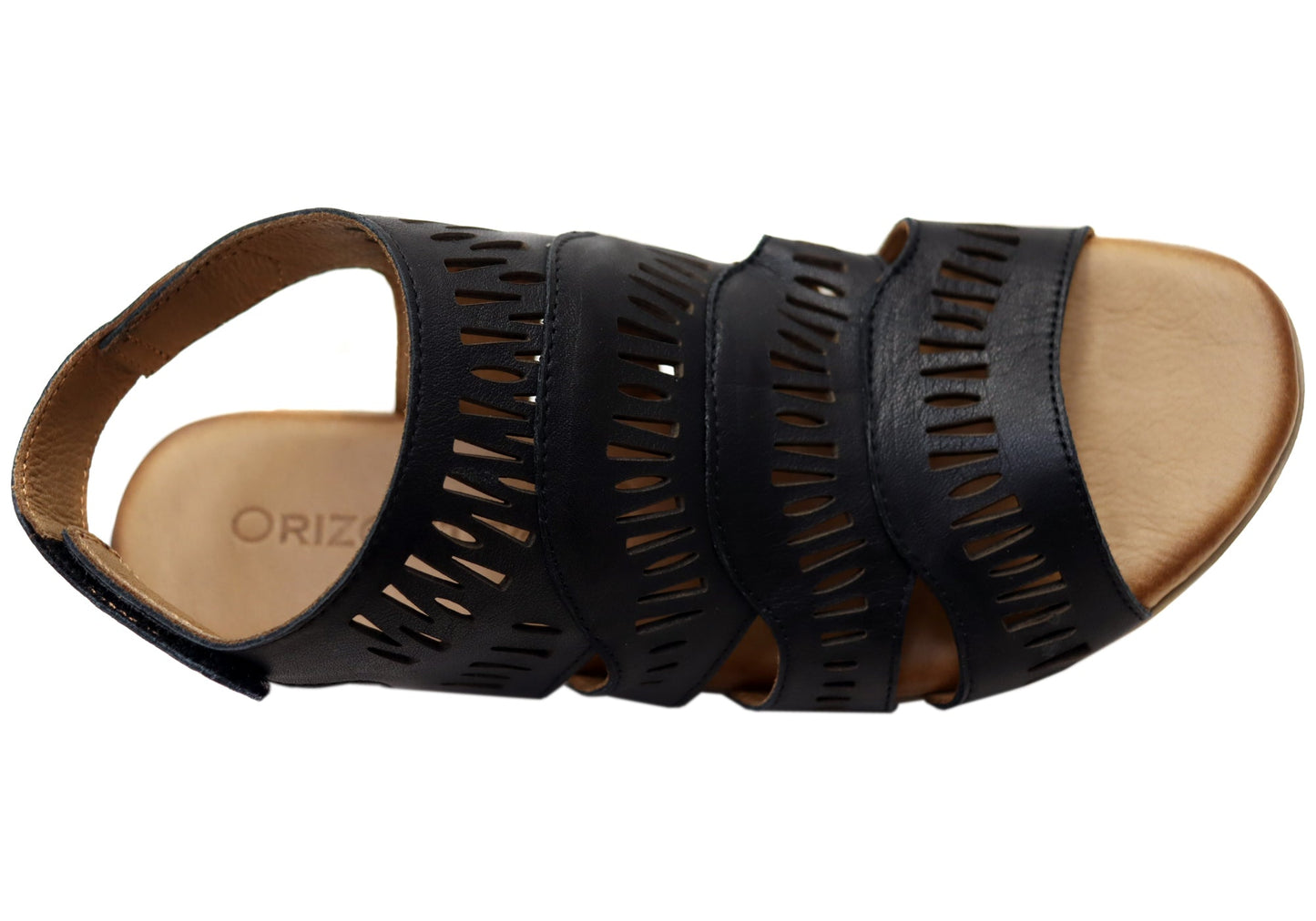 Orizonte Mellowmarch Womens Comfort European Leather Wedge Sandals