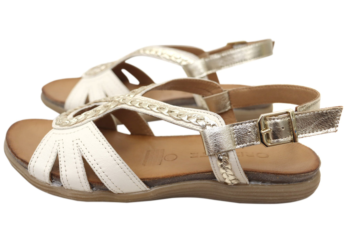 Orizonte Petalstride Womens Comfortable European Leather Sandals