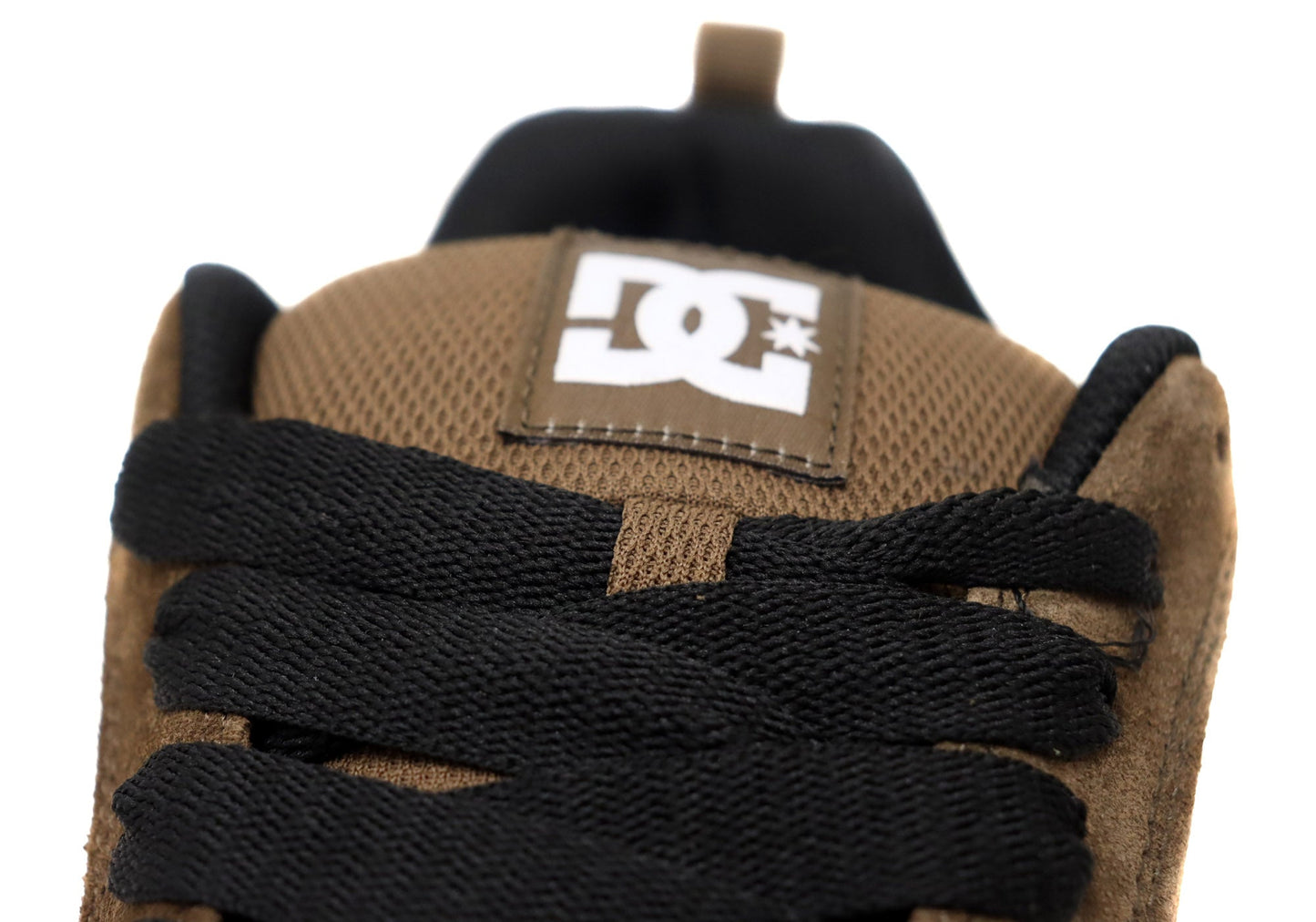 DC Shoes Mens Court Graffik SE Leather Lace Up Shoes Brown White