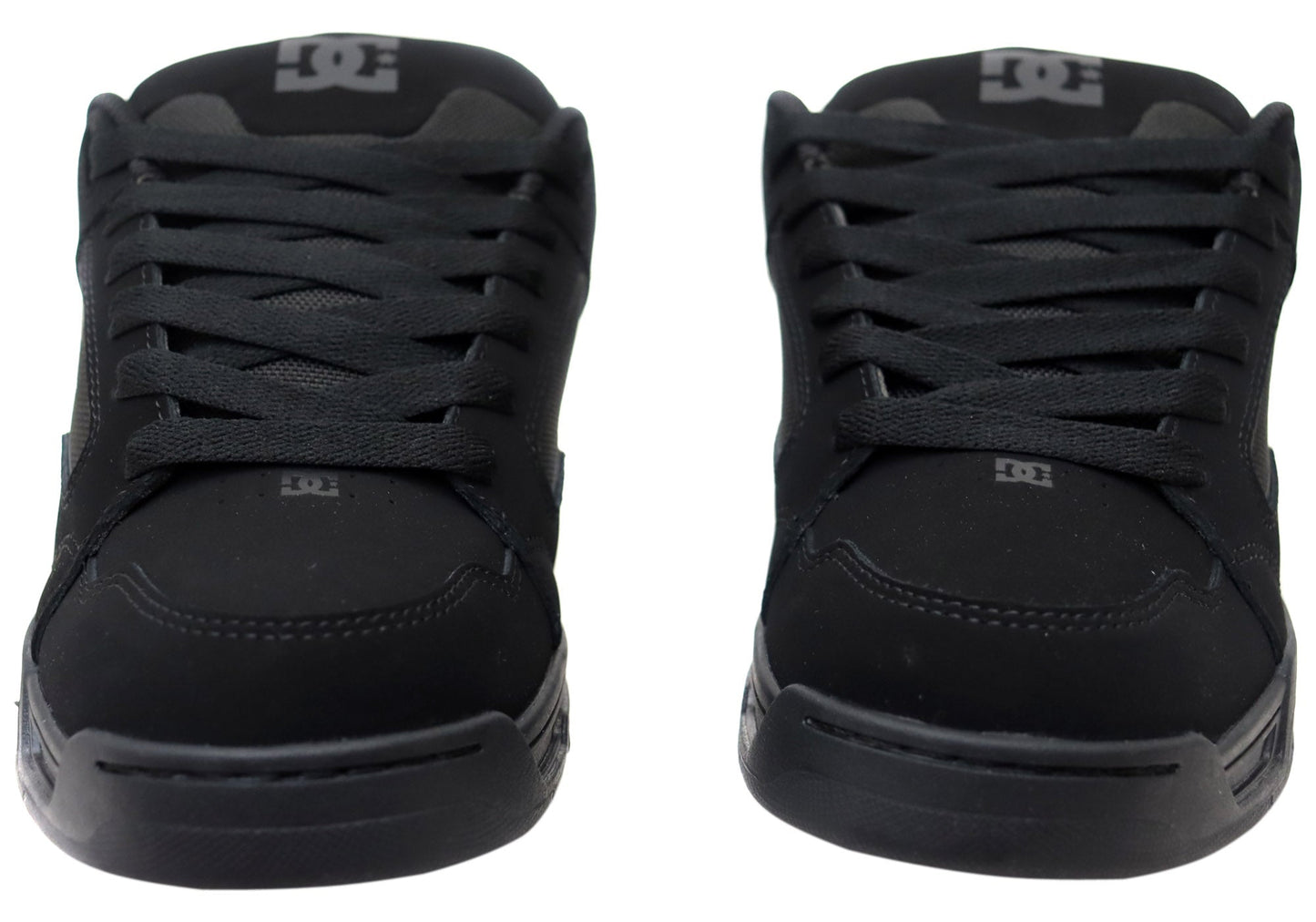 DC Shoes Mens DC Coiler Comfortable Leather Shoes Black Black