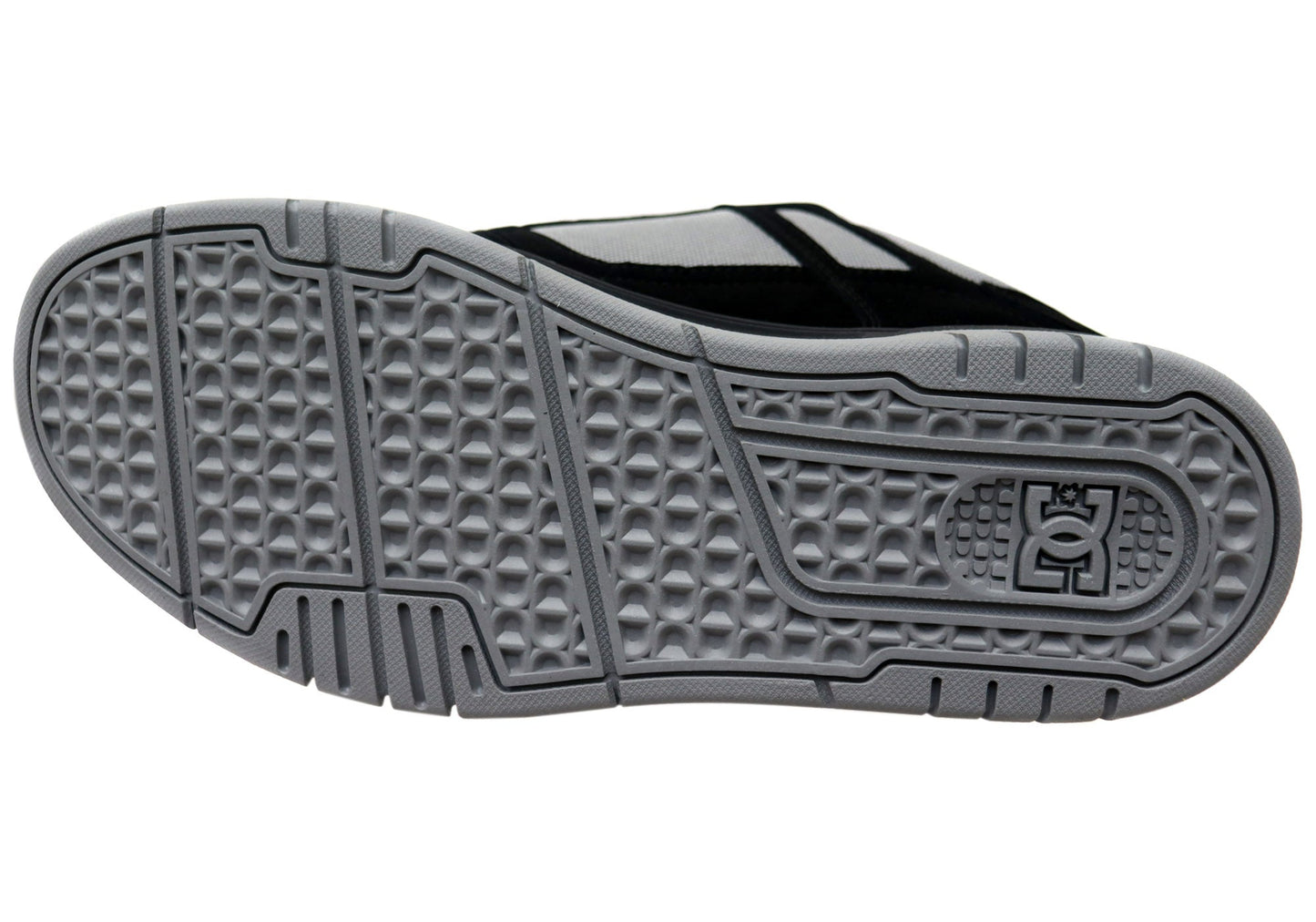 DC Shoes Mens Stag Comfortable Leather Lace Up Shoes Black Grey Green