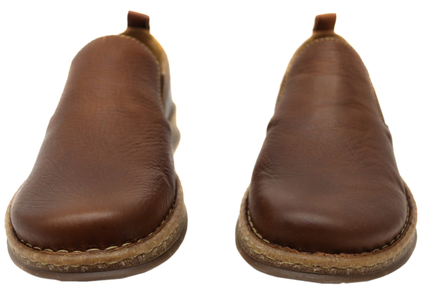 Born Mens Bryson Leather Comfortable Slip On Shoes