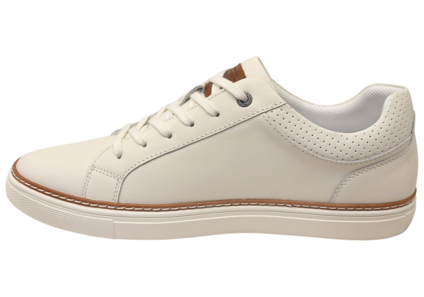 Wild Rhino Bolton Mens Comfortable Leather Lace Up Casual Shoes