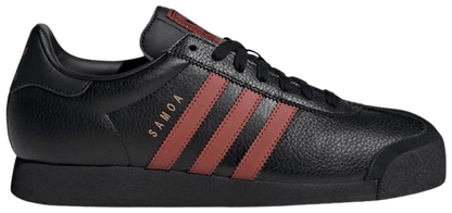 Adidas Men's Samoa Sneakers, Black/Red, JQ0046