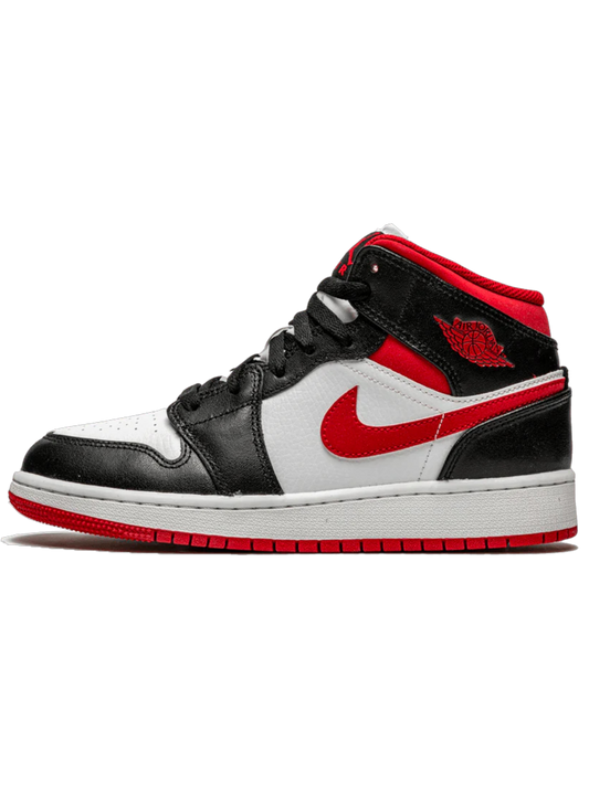 Jordan 1 Mid Gym Red Black White (GS)