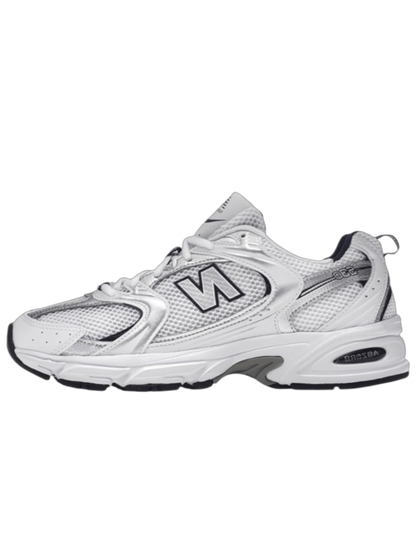 New Balance 530 White Silver Navy