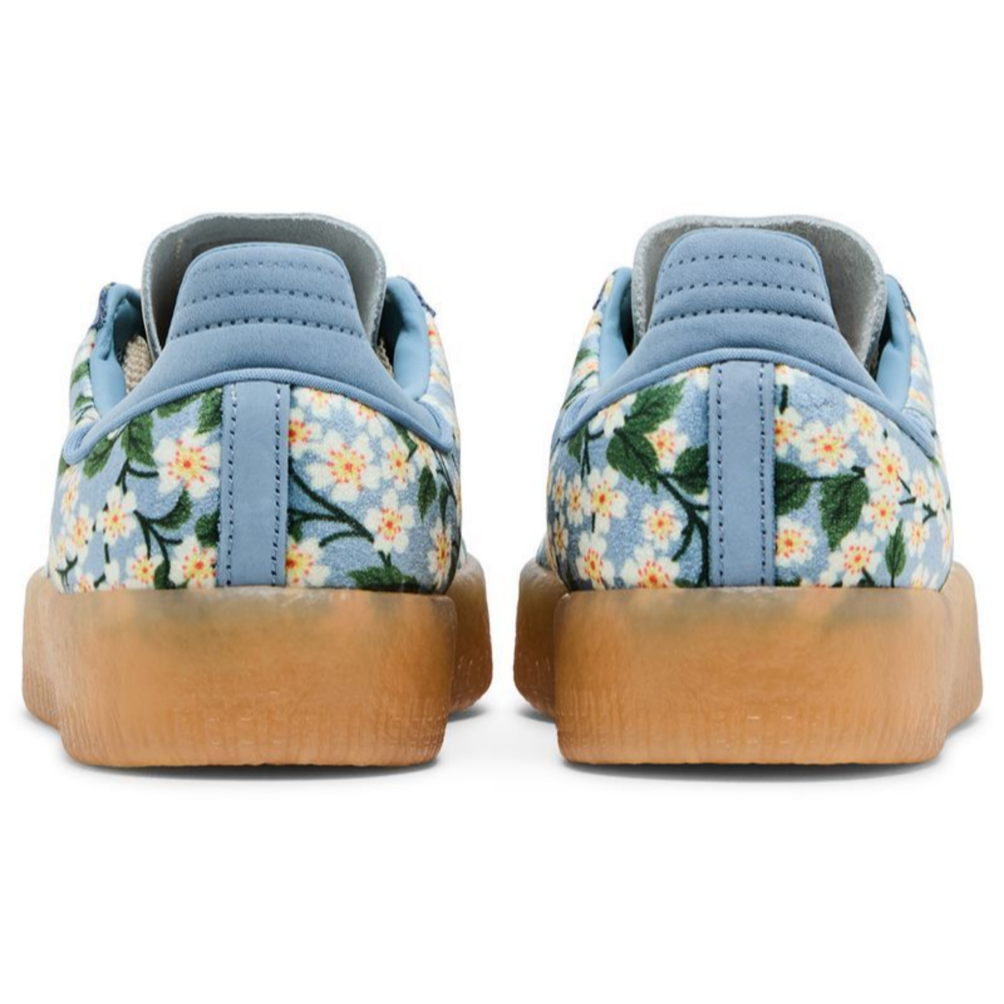 Adidas Originals x Liberty London Sambae Sneakers, Blue Cream White, JQ6046