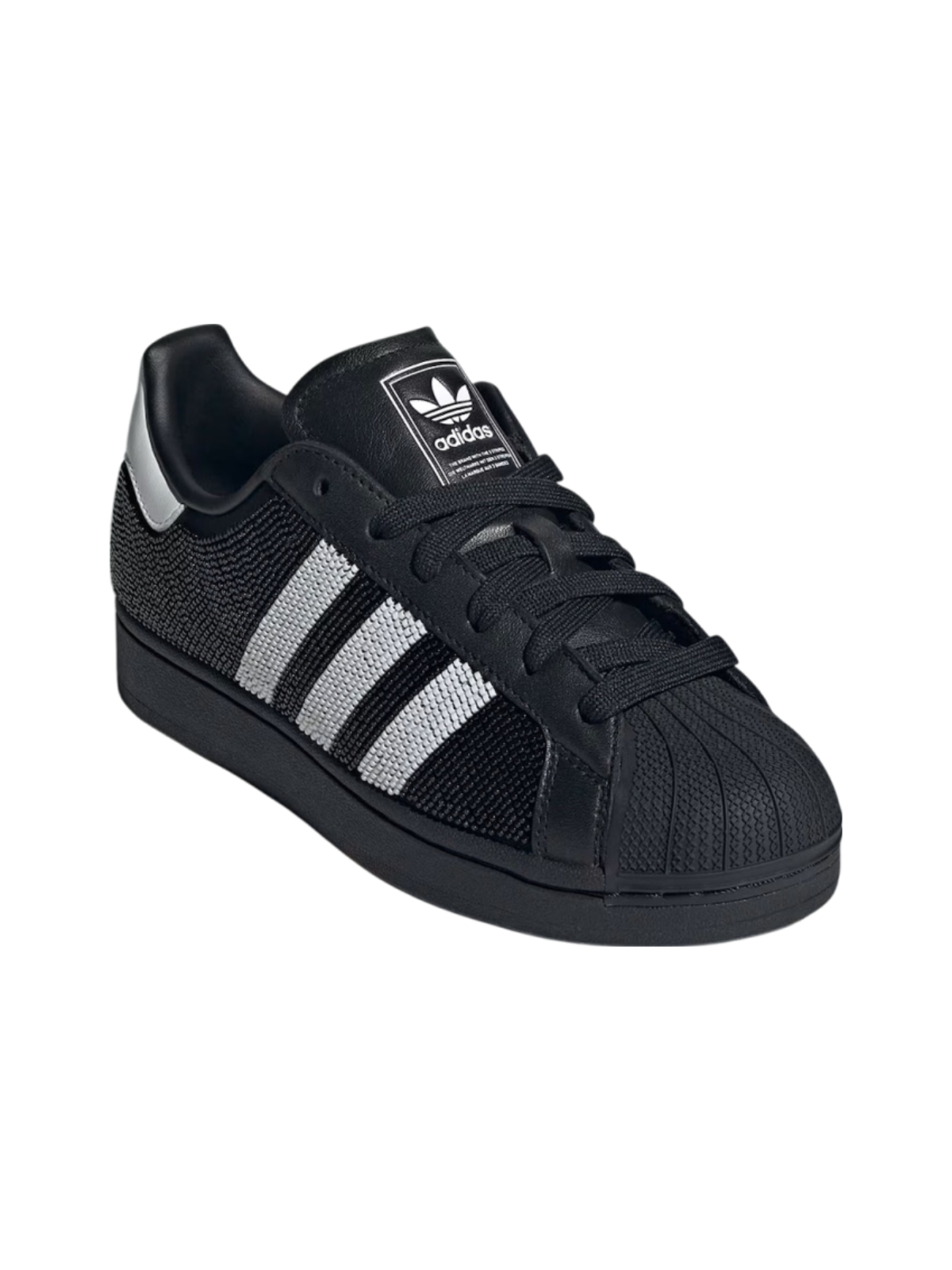 Adidas Originals Women's Superstar II Sneakers, Core Black / Core Black, JH7098