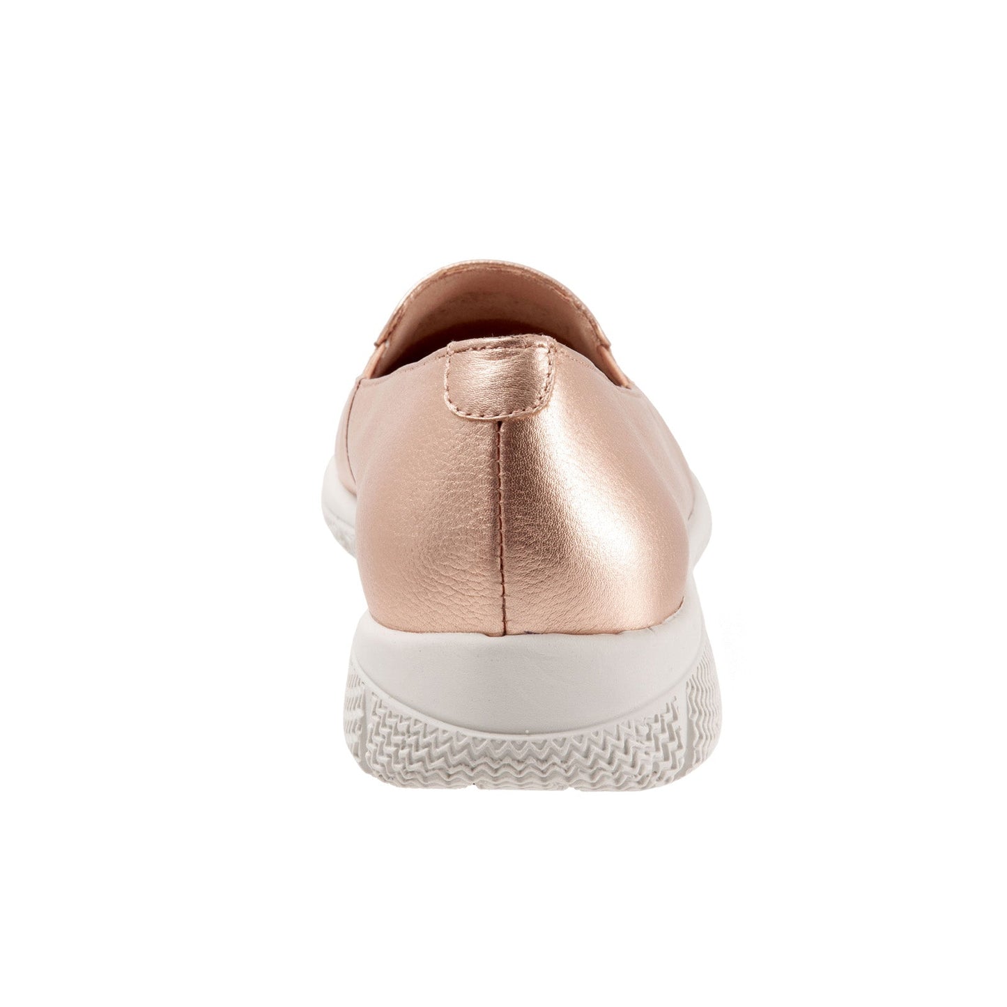 Trotters Universal T2110-720 Womens Gold Narrow Leather Loafer Flats Shoes