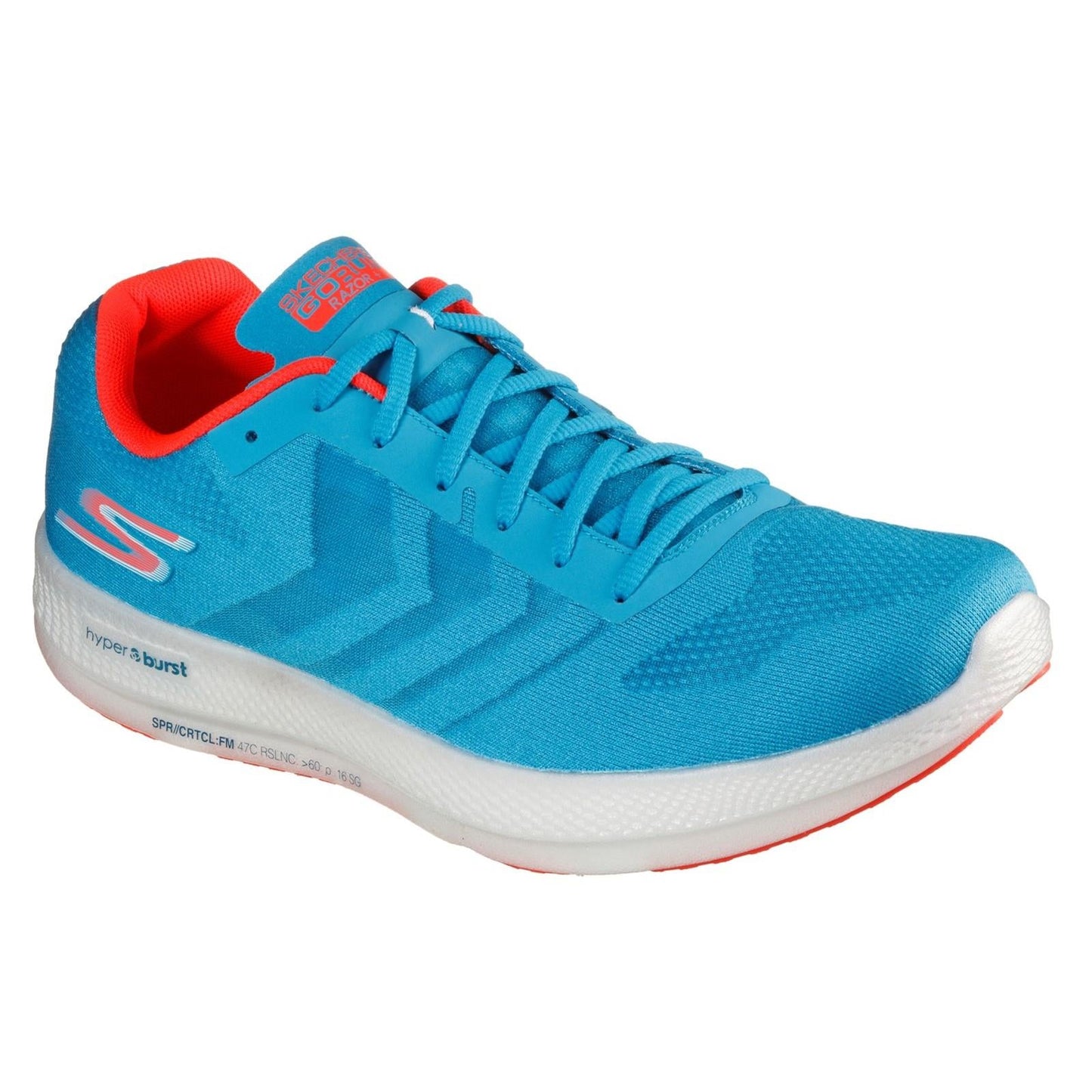 Men's Wide Fit Skechers Go Run Razor + Razor + Sports Trainers