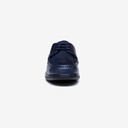 Mens Wide Fit Tredd Well Dean Shoes Navy Boat Shoes