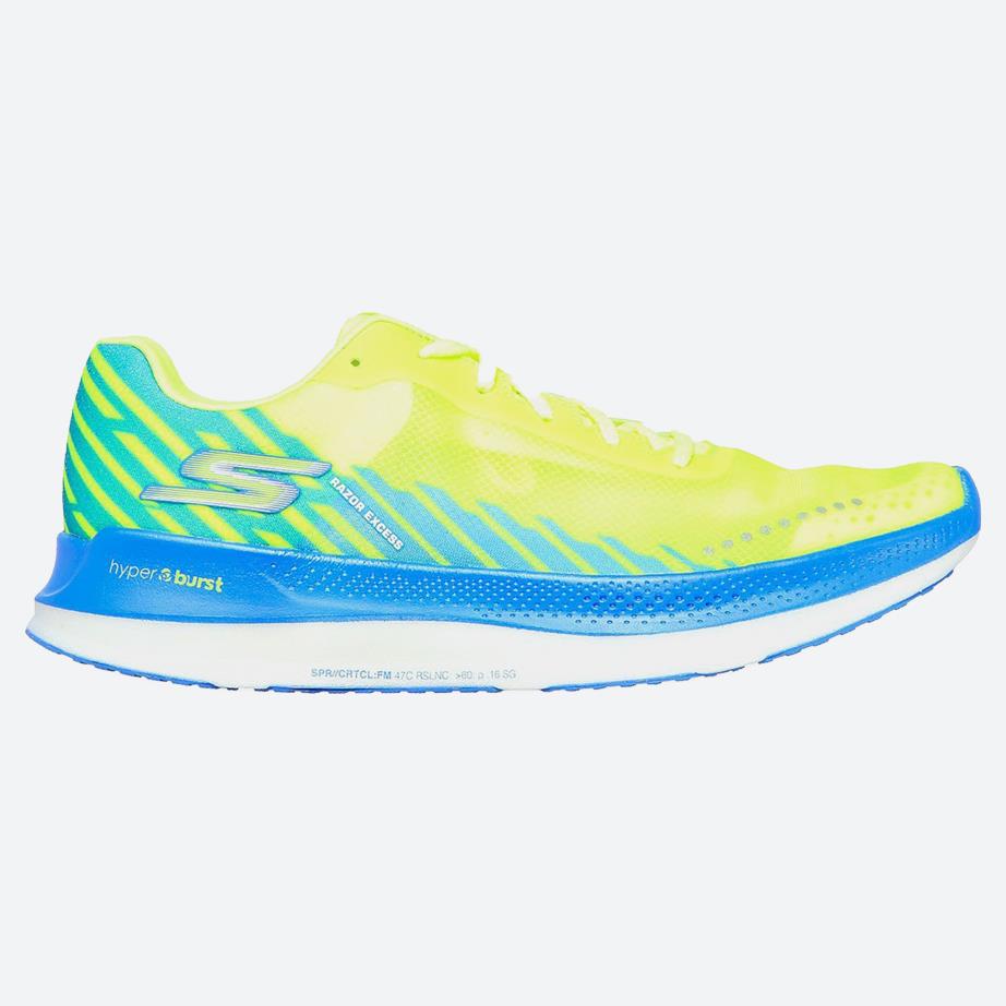 Men's Wide Fit Skechers Go Run Razor Excess Sports Trainers