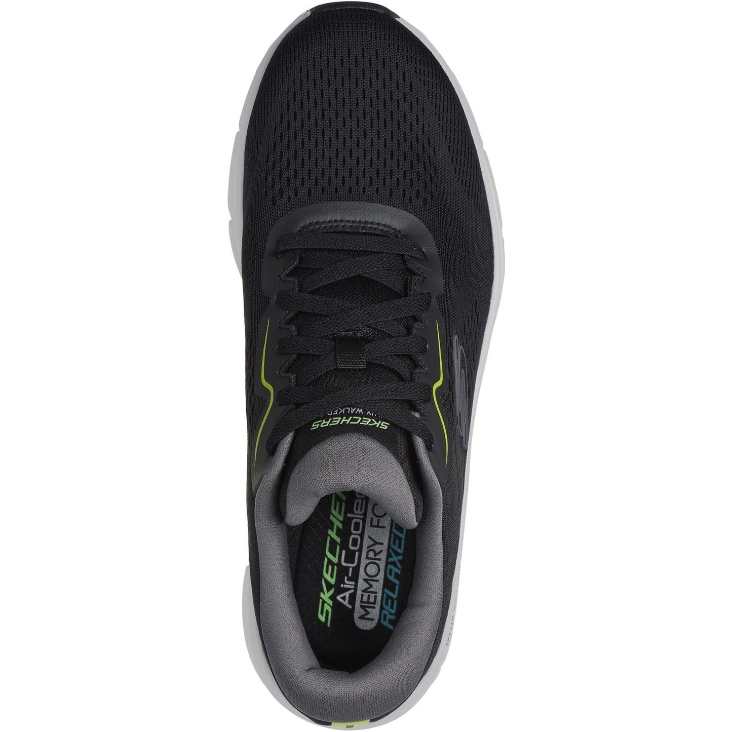 Men's Wide Fit Skechers 232714 D'lux Walker 2.0 Swave Trainers