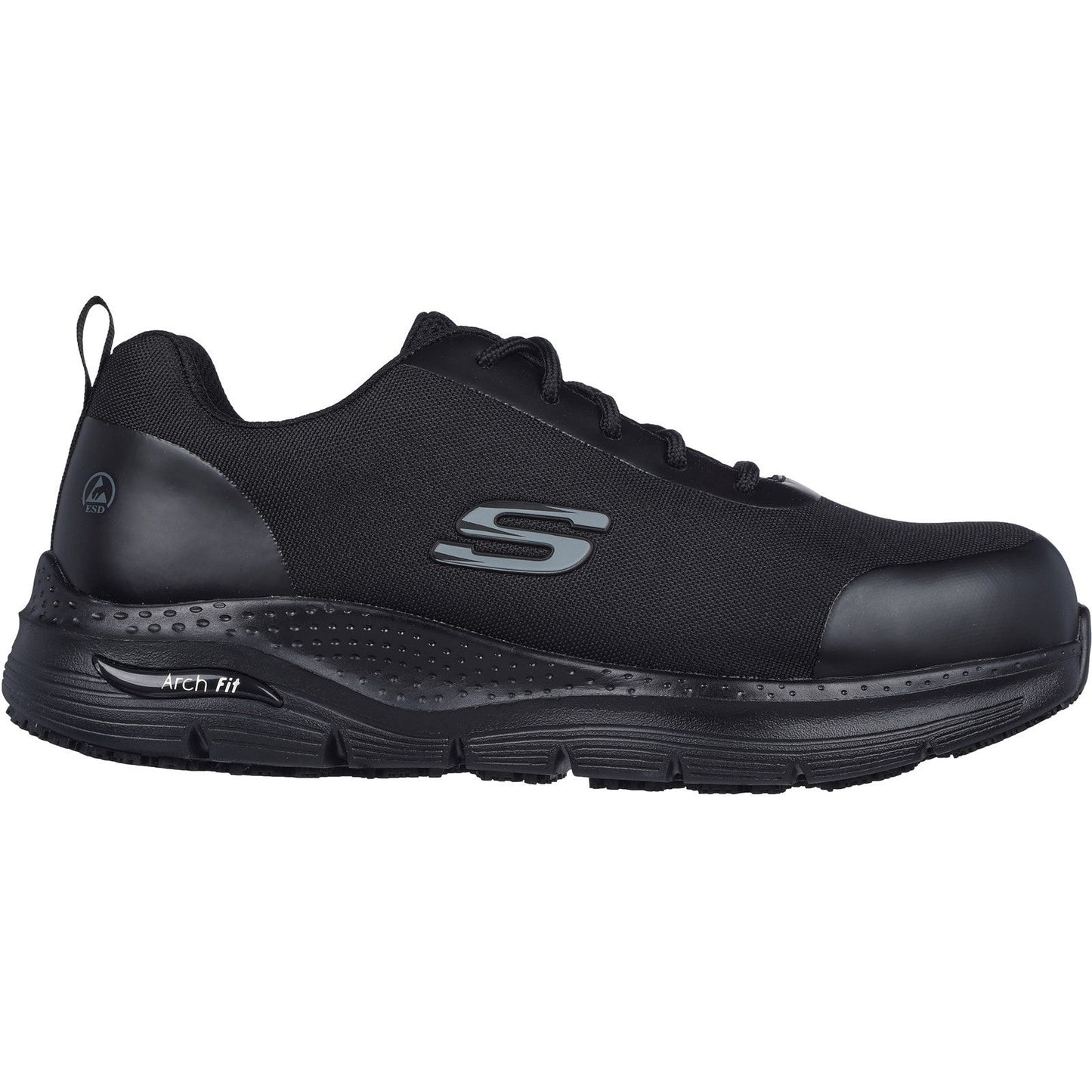 Men's Wide Fit Skechers 200086EC Arch Fit Ringstap Safety Trainers