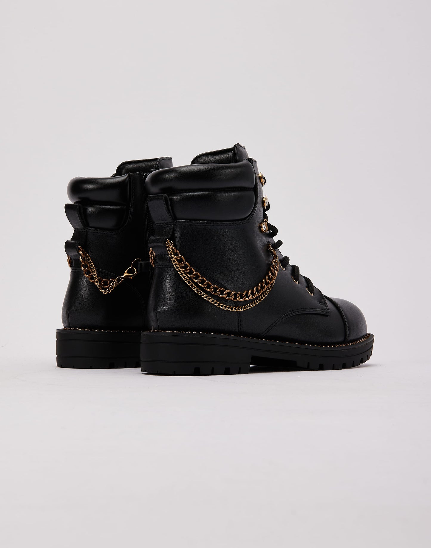 Kurt Geiger Chain Combat Boot Grade-School