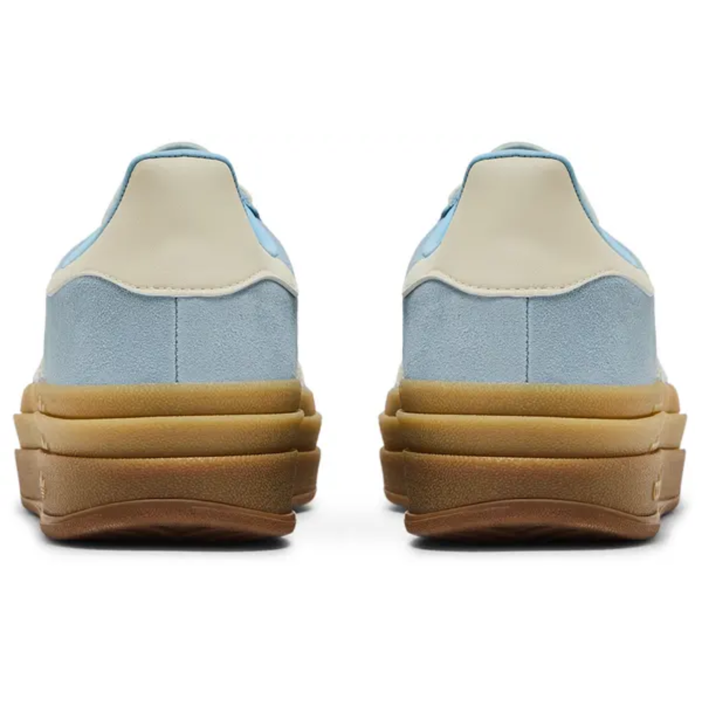 Adidas Originals Women's Blue/Cream Gazelle Bold Sneakers, JQ7776 (No Box)