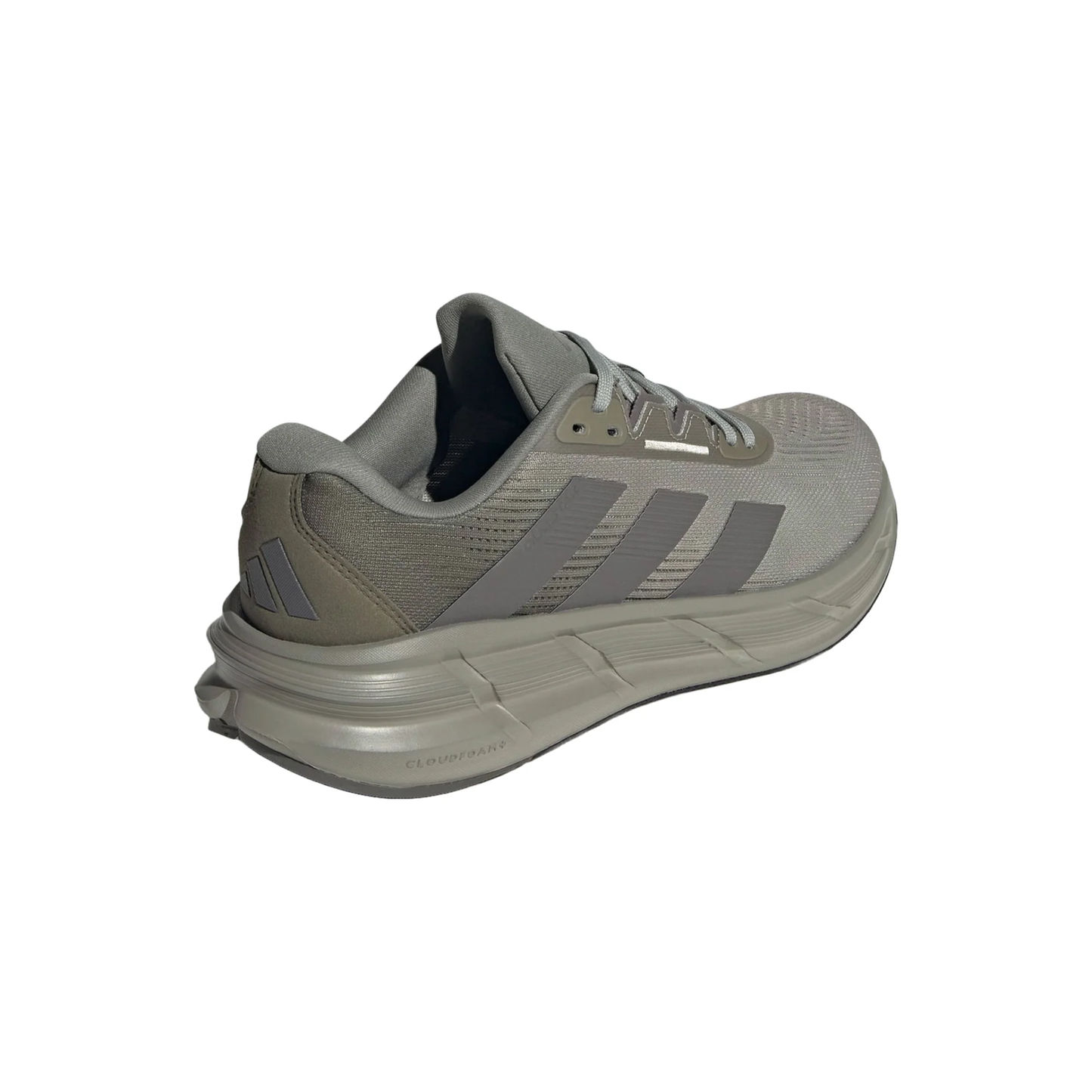 Adidas Men's Green Questar 3 'Silver Pebble Olive' Sneakers, IE8182 (No Box)