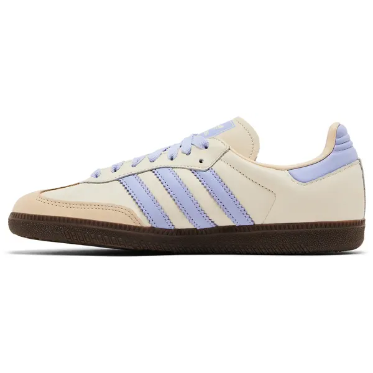 Adidas Originals Women's Cream/Violet Samba OG Sneakers, JI2678 (No Box)