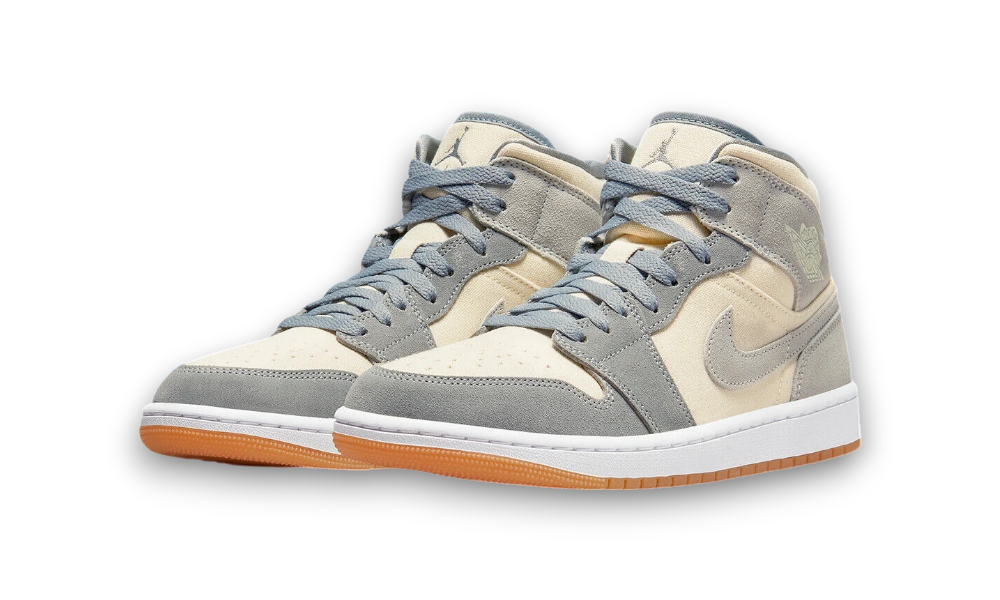 Jordan 1 Mid 	Coconut Milk Particle Grey