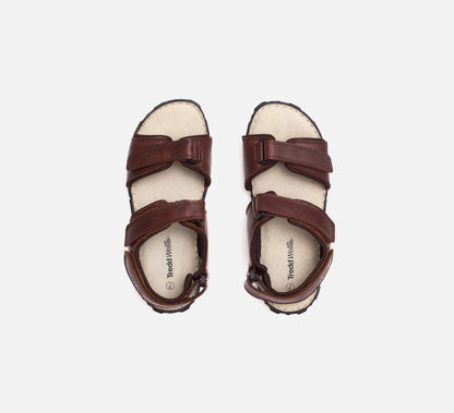 Mens Wide Fit James Leather Sandals by Tredd Well