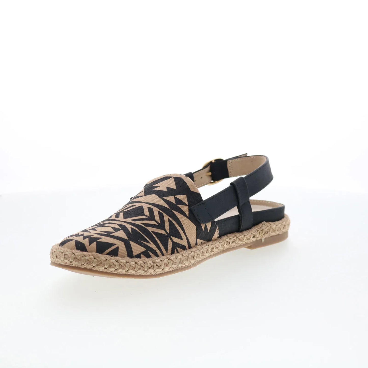 Trotters Paisley T2414-089 Womens Brown Leather Slingback Flats Shoes