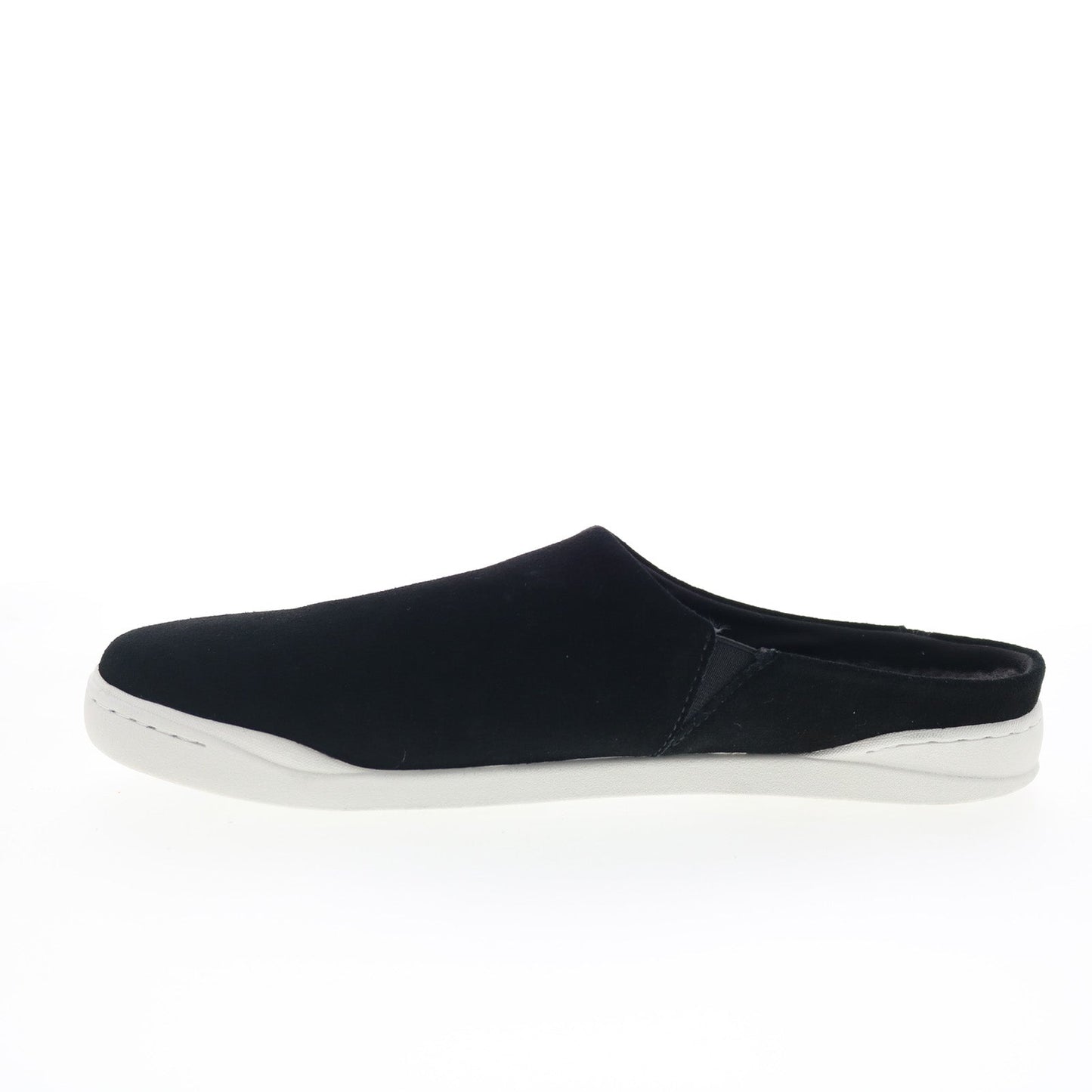 SoftWalk Auburn S2151-003 Womens Black Suede Slip On Mule Flats Shoes