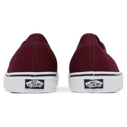 Vans Mens Burgundy Authentic Canvas Shoes, VN000QER5U8