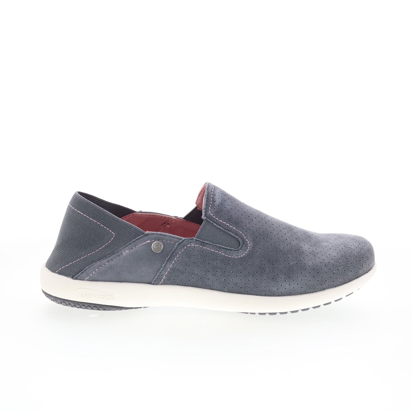 Spenco Siesta Slip-On Convert SP1010IRN Womens Gray Loafer Flats Shoes