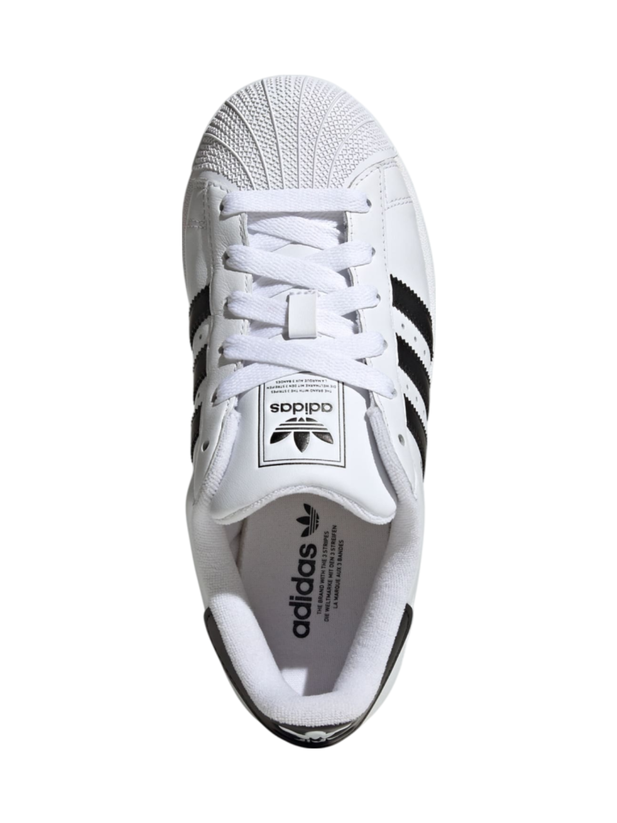 Adidas Originals White Women's Superstar II Sneakers, JH7032